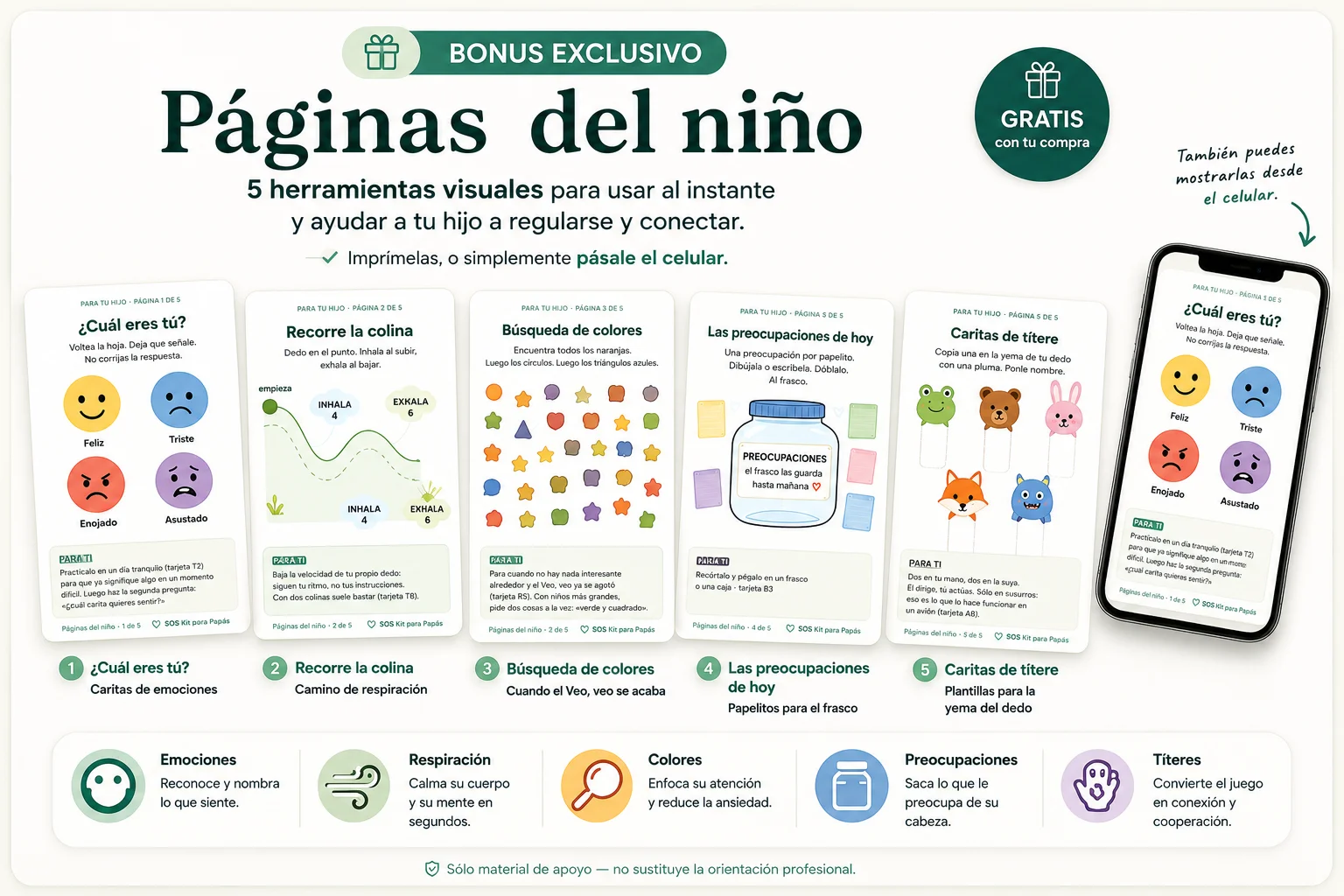 Bono Páginas del Niño: 5 herramientas visuales para imprimir o pasarle el celular a tu hijo
